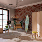 PATHS TO HAPPINESS Panel decorativo de tabla de surf