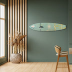 PATHS TO HAPPINESS Panel decorativo de tabla de surf