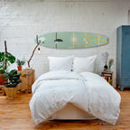 PATHS TO HAPPINESS Panel decorativo de tabla de surf
