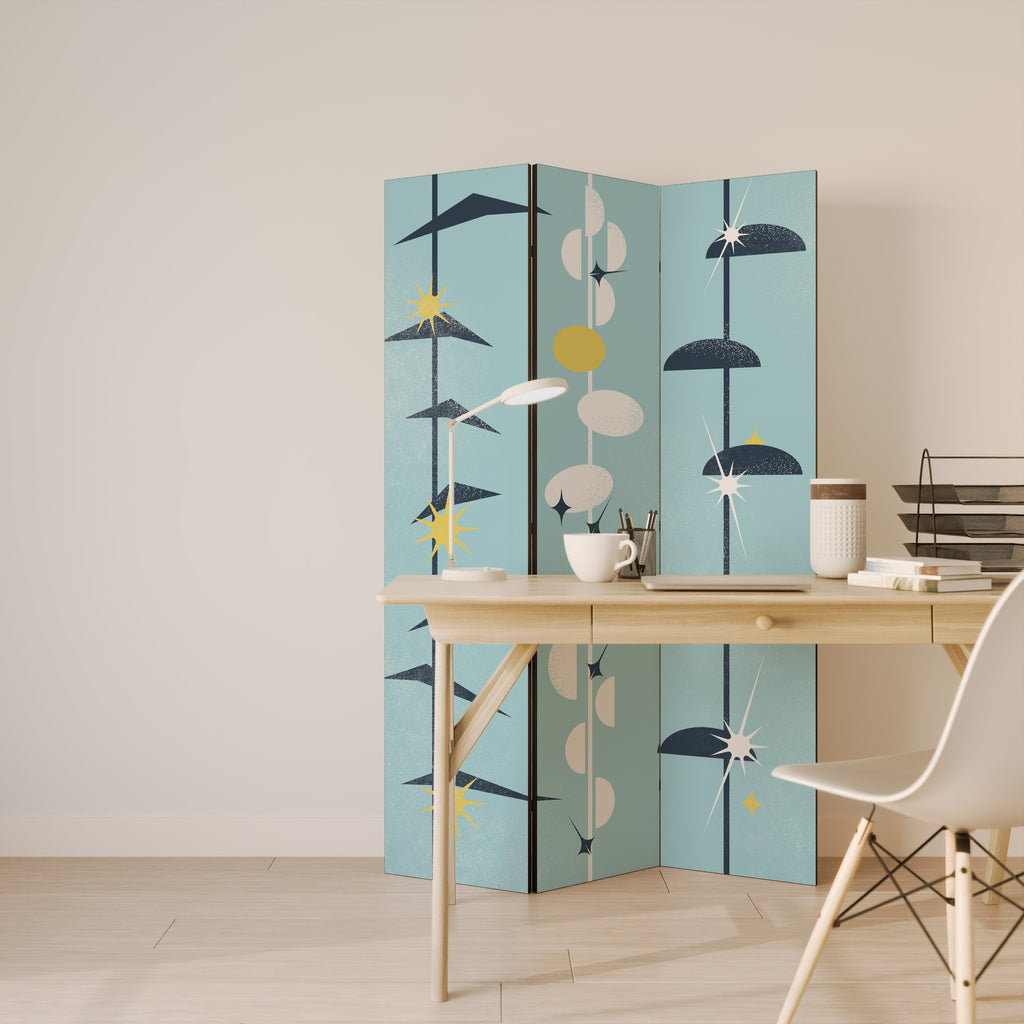 PATHS TO HAPPINESS Biombo de 3 paneles