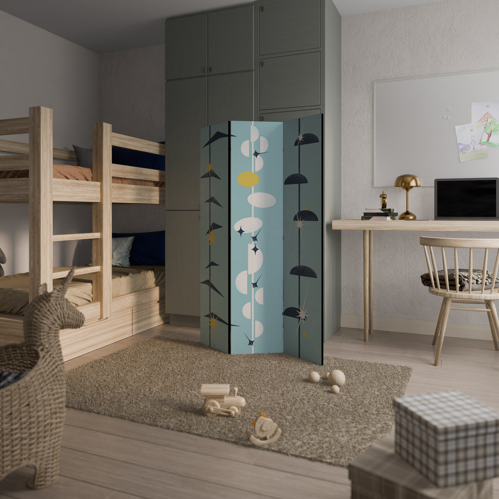 PATHS TO HAPPINESS Biombo de 3 paneles