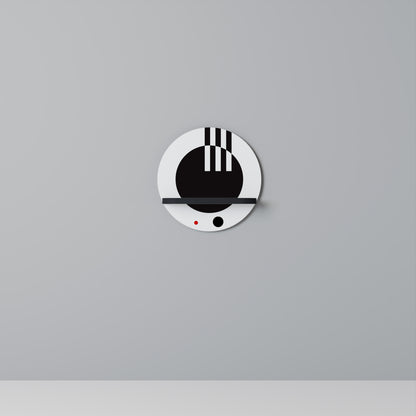 BLACK AND WHITE COMBINATION Art Shelf