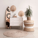 BLACK AND WHITE COMBINATION Panel decorativo de tabla de surf