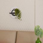 ORBITAL FLOW Estante Ovalado Decorativo en Acabado Negro