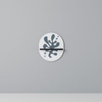 WONDERLAND VEGETATION Estante Ovalado Decorativo en Acabado Negro