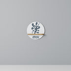 WONDERLAND VEGETATION Estante Redondo Decorativo en Efecto Roble