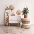 WONDERLAND VEGETATION Panel decorativo de tabla de surf