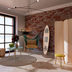 WONDERLAND VEGETATION Panel decorativo de tabla de surf