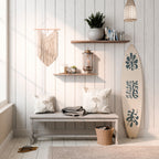 WONDERLAND VEGETATION Panel decorativo de tabla de surf