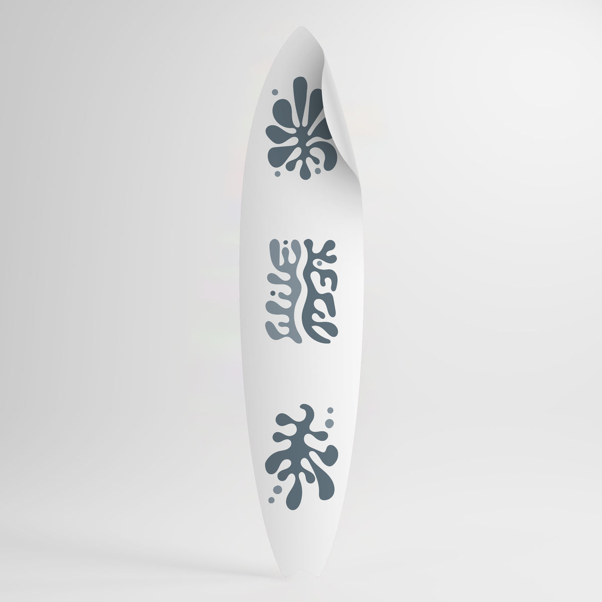 WONDERLAND VEGETATION Peel and Stick Surfboard Sticker