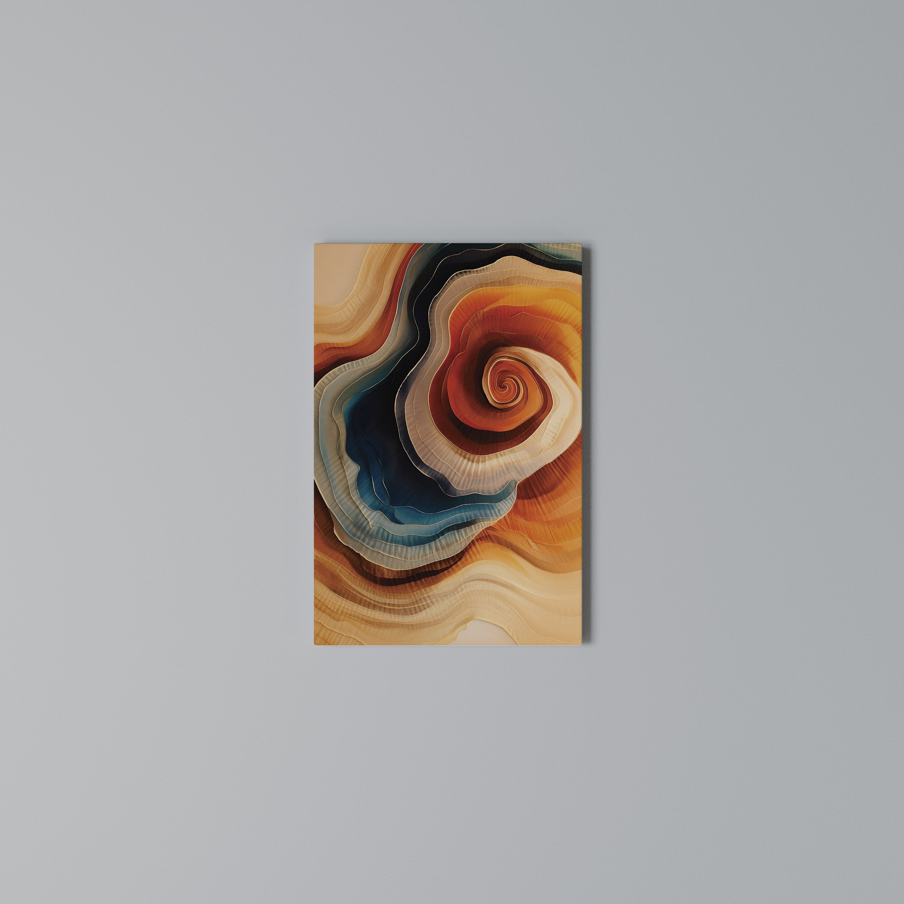 SPIRALING DREAMSCAPE Cuadro en lienzo vertical
