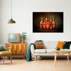 CUTE OR SCARY Póster Horizontal Adhesivo