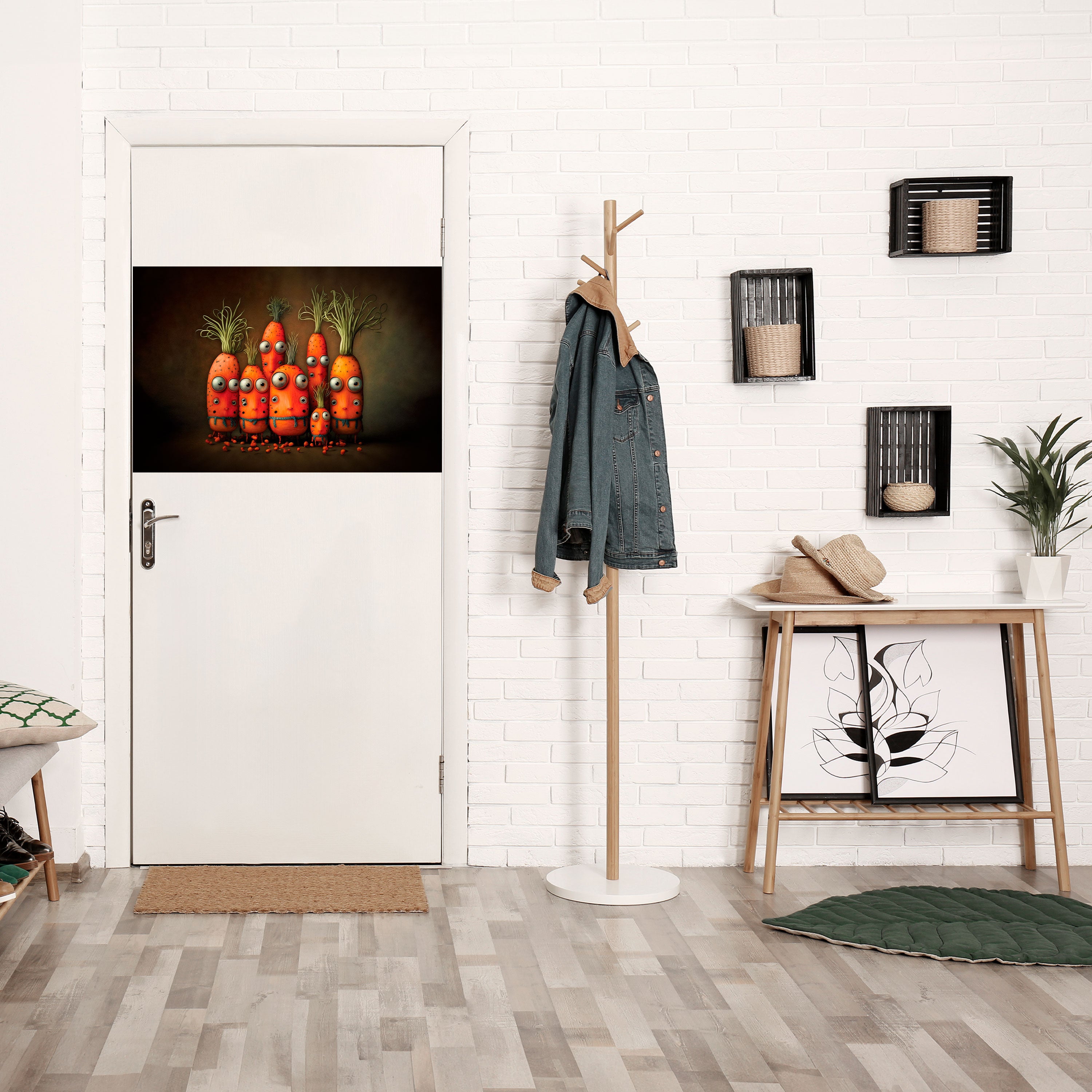 Póster horizontal autoadhesivo "LINDO O ATERRADOR"