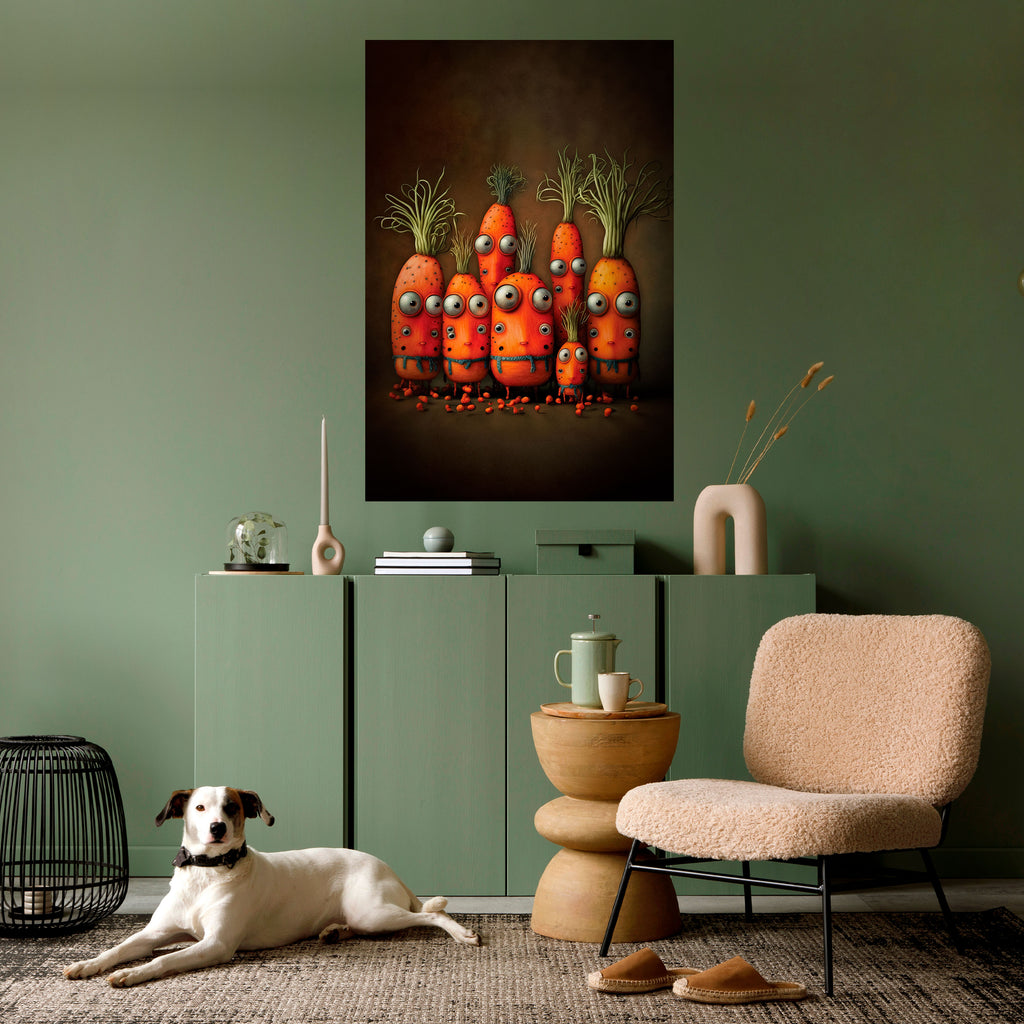 CUTE OR SCARY Peel and Stick Vertical Poster