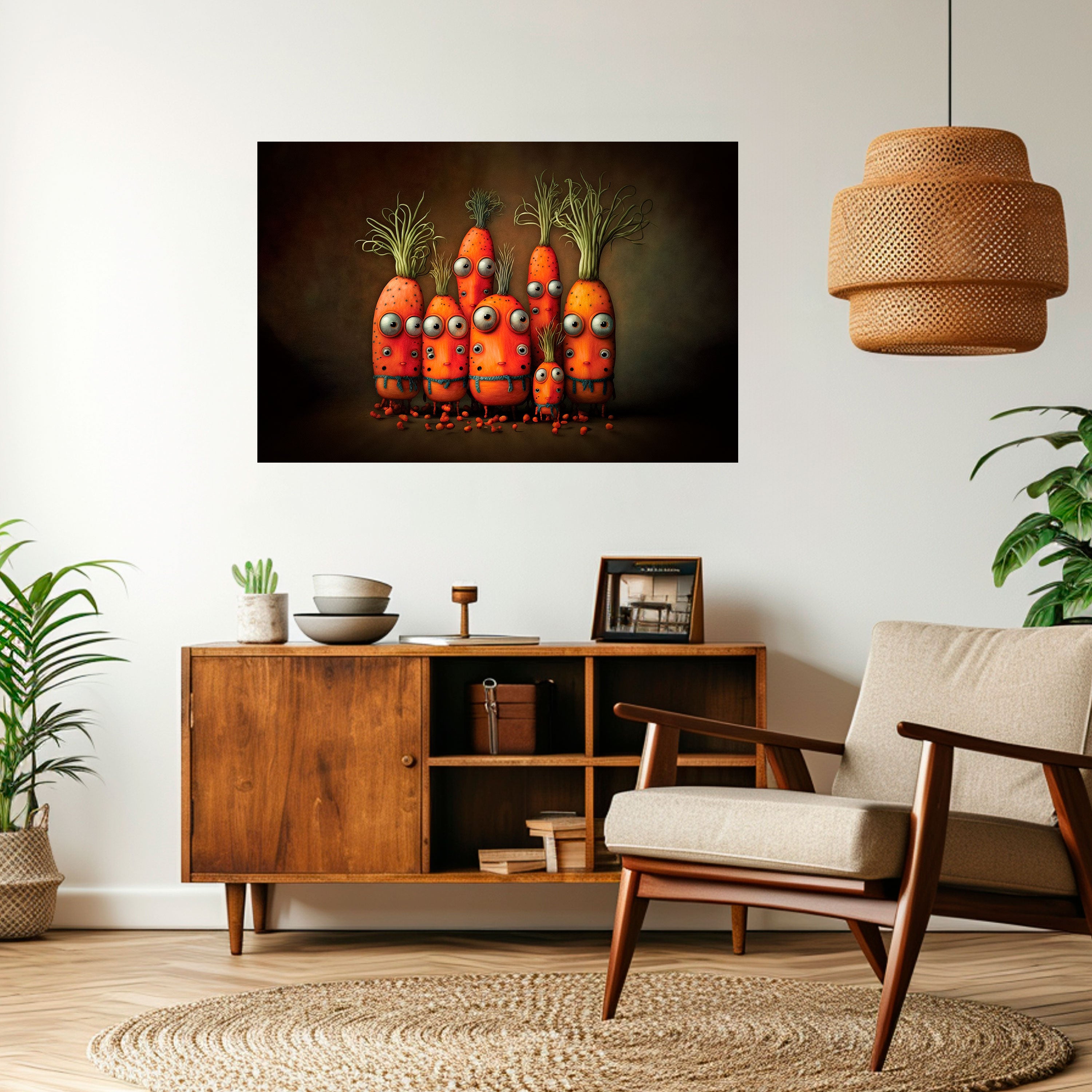 Póster horizontal autoadhesivo "LINDO O ATERRADOR"