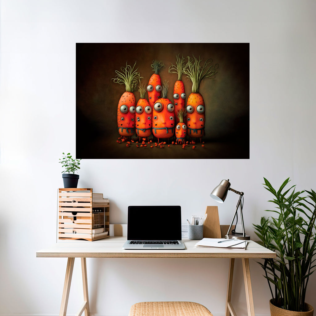 Póster horizontal autoadhesivo "LINDO O ATERRADOR"