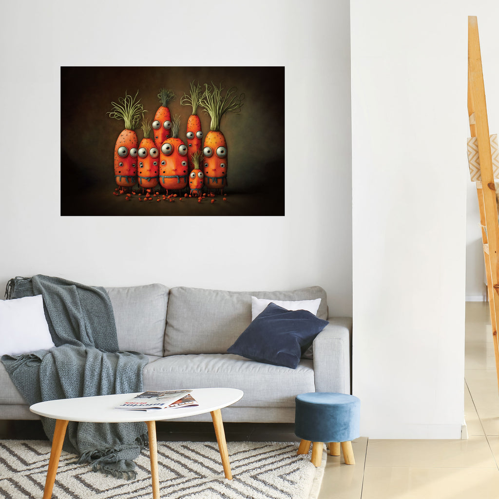 Póster horizontal autoadhesivo "LINDO O ATERRADOR"