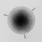 BLACK HOLE Mesa de Centro Ø60