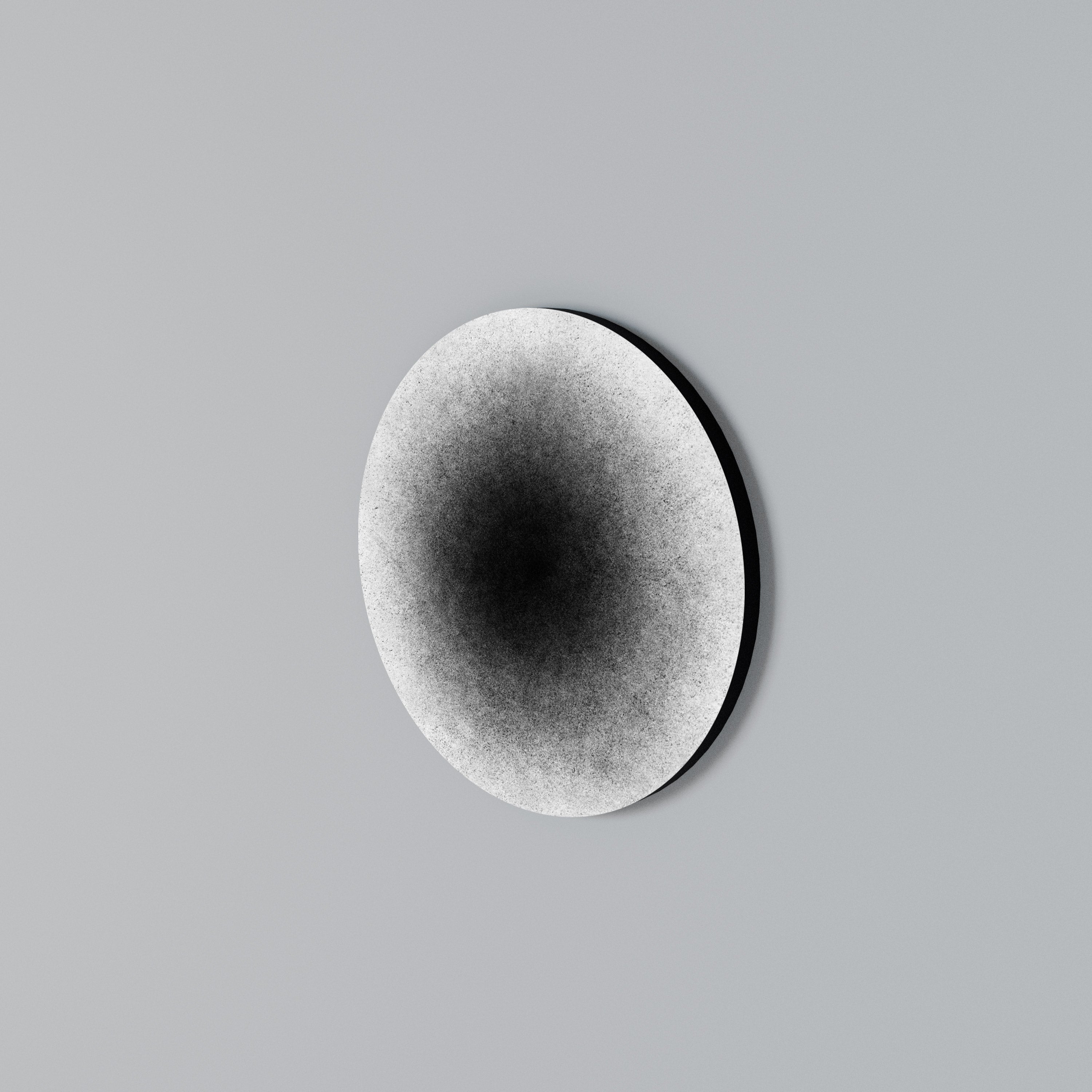 BLACK HOLE Round Wall Art