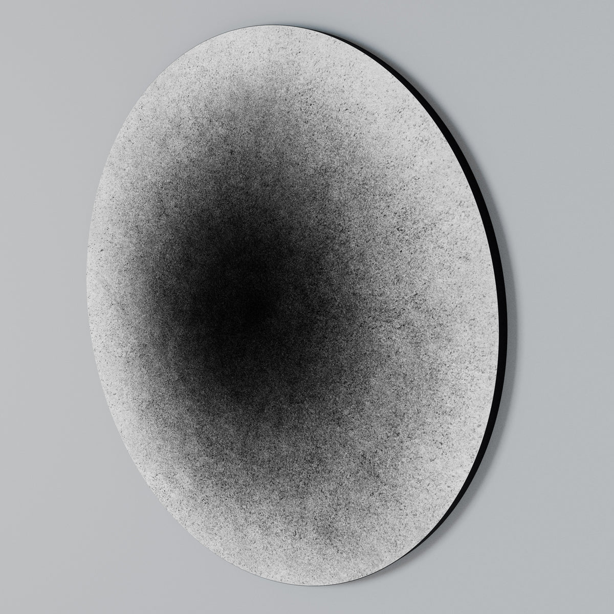 BLACK HOLE Arte de pared redondo