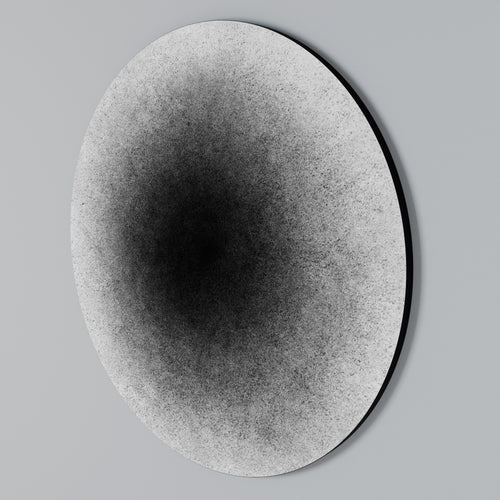 BLACK HOLE Round Wall Art