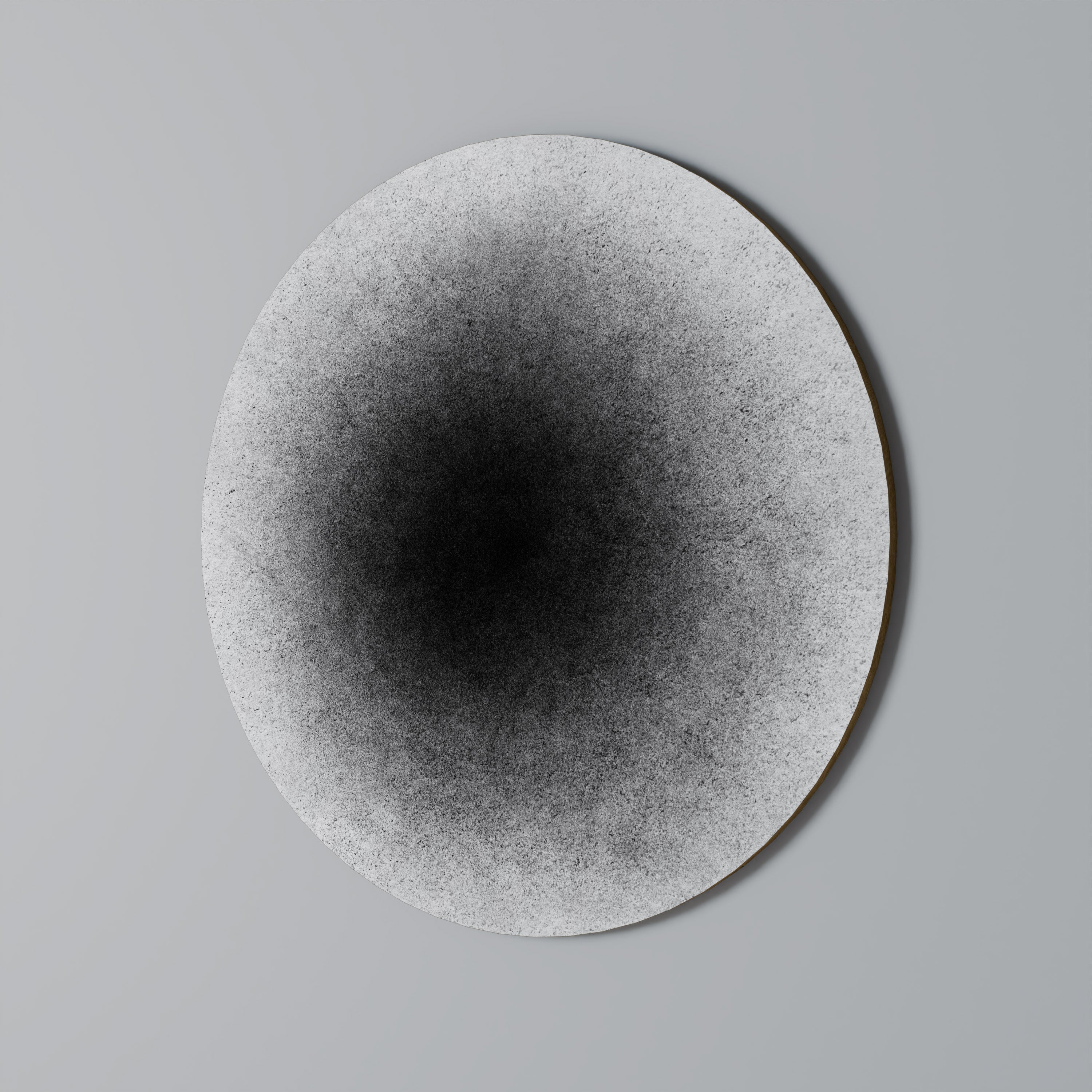 BLACK HOLE Round Wall Art