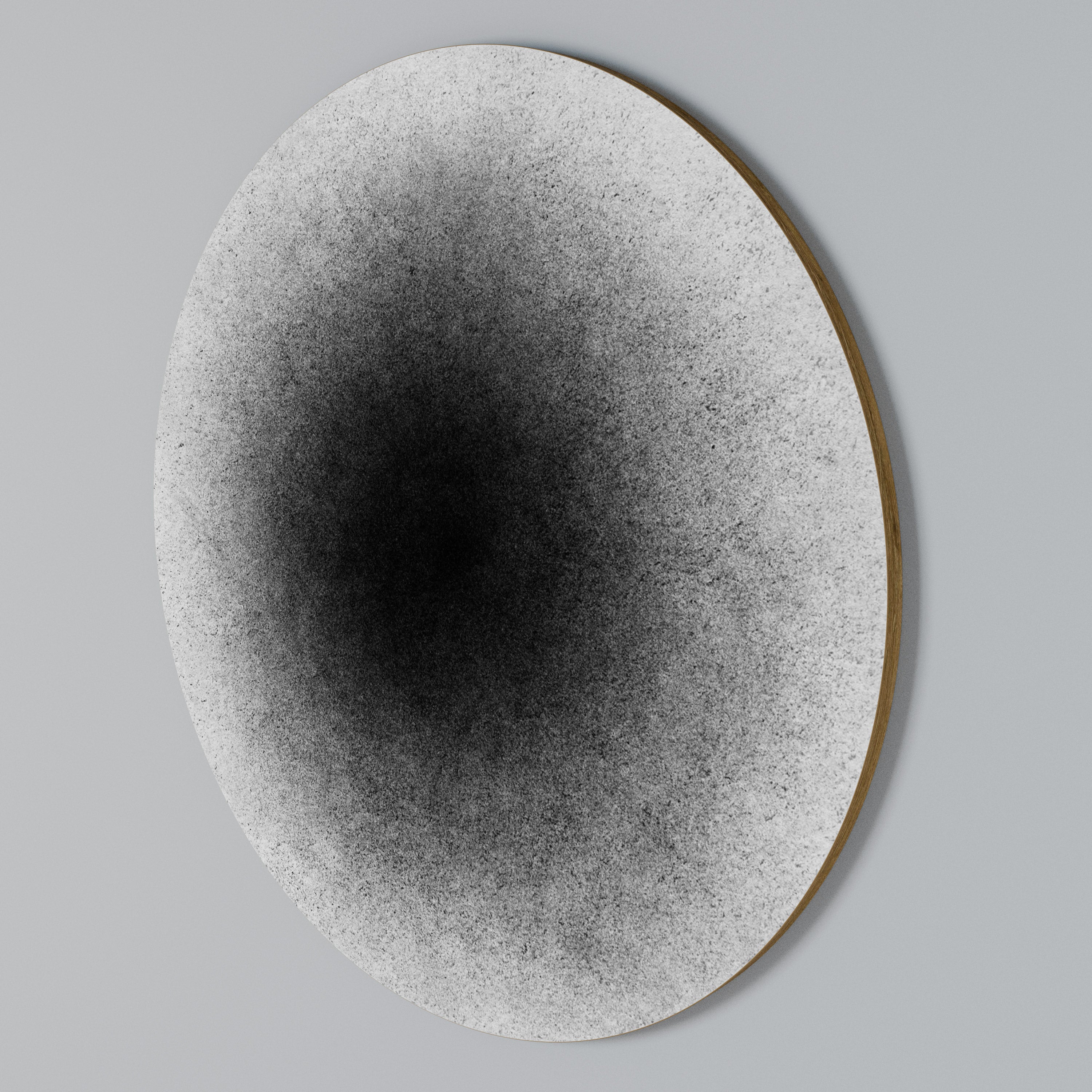 BLACK HOLE Round Wall Art