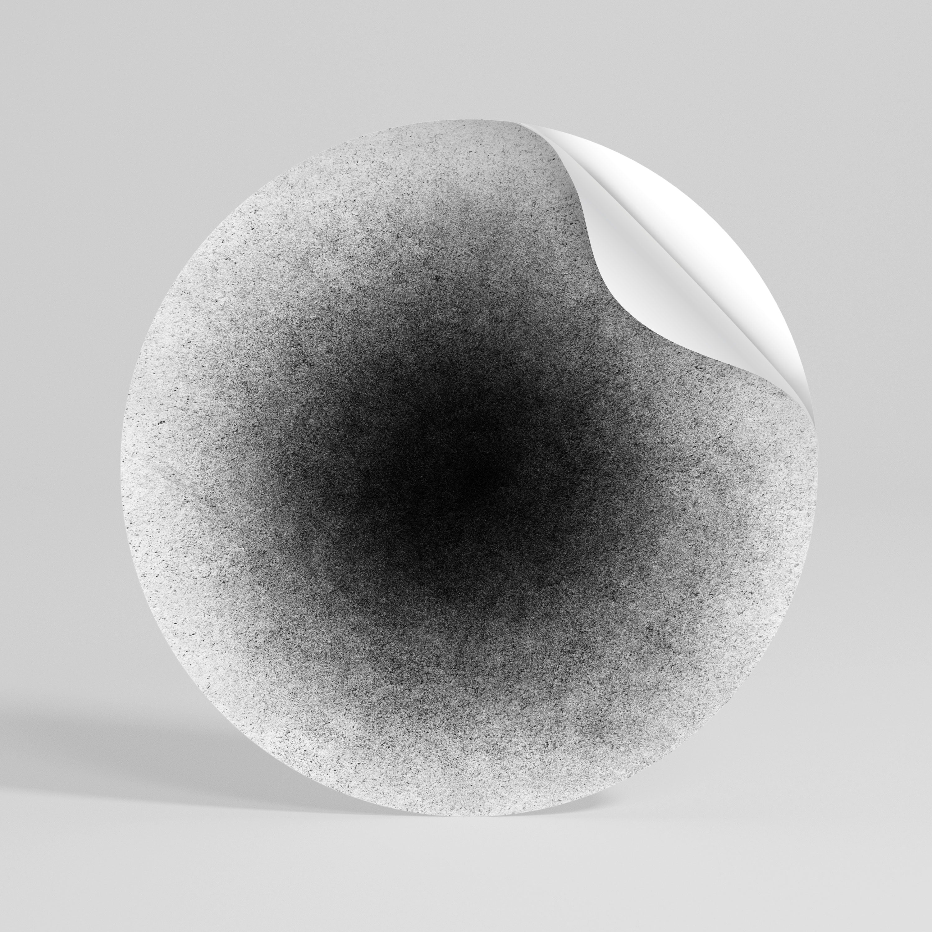 BLACK HOLE Vinilo adhesivo redondo