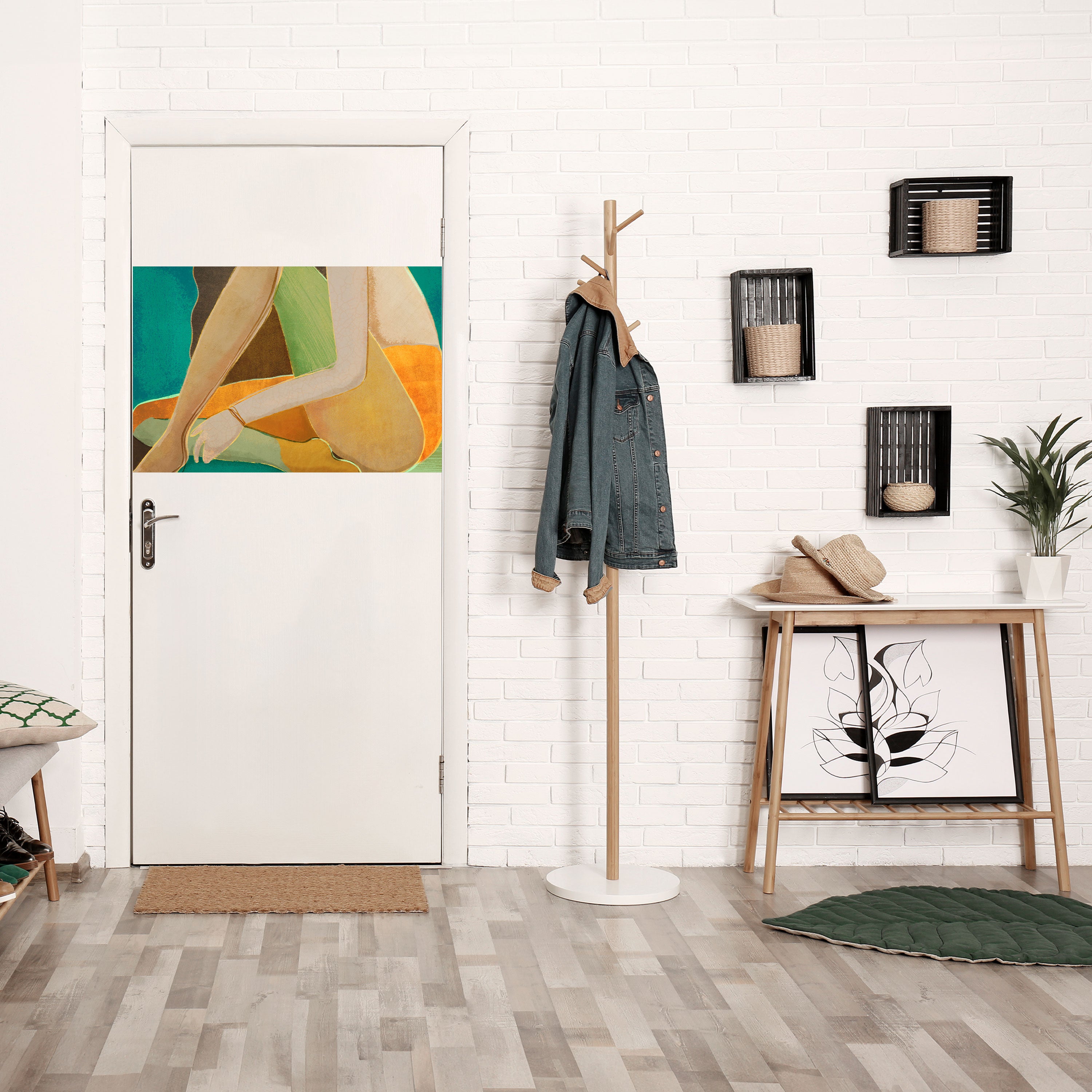 ESPERANDO EL AMOR Póster horizontal autoadhesivo