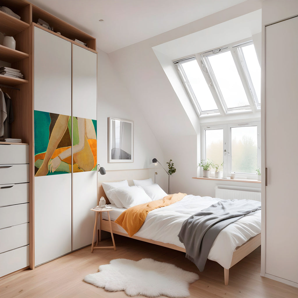 ESPERANDO EL AMOR Póster horizontal autoadhesivo