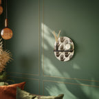 SEE MORE Estante Ovalado Decorativo en Acabado Negro