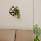 SEE MORE Estante Redondo Decorativo en Acabado Negro