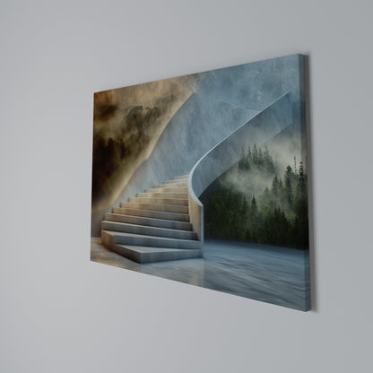 STEPS TO SERENITY Cuadro en lienzo horizontal