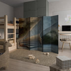 STEPS TO SERENITY Biombo Decorativo de 6 Paneles
