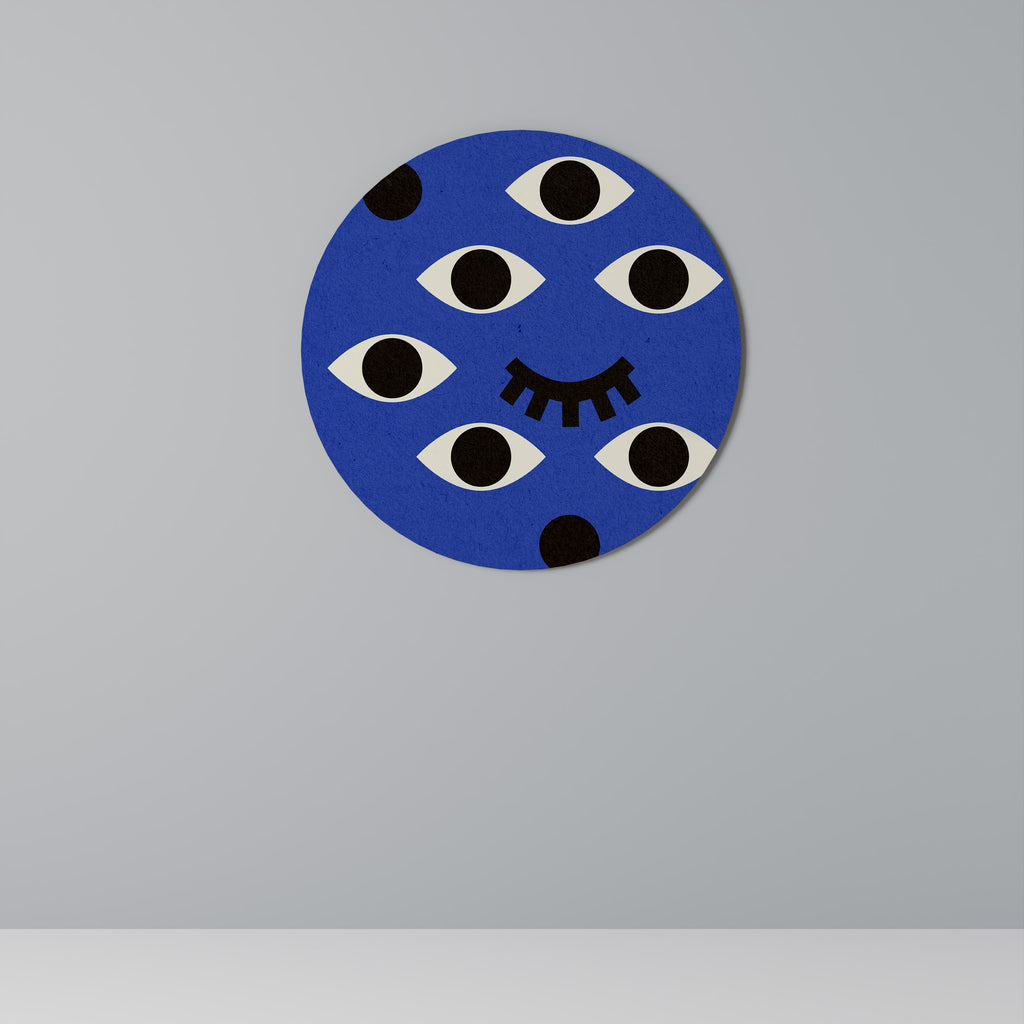 UNDER CONTROL Round Wall Art