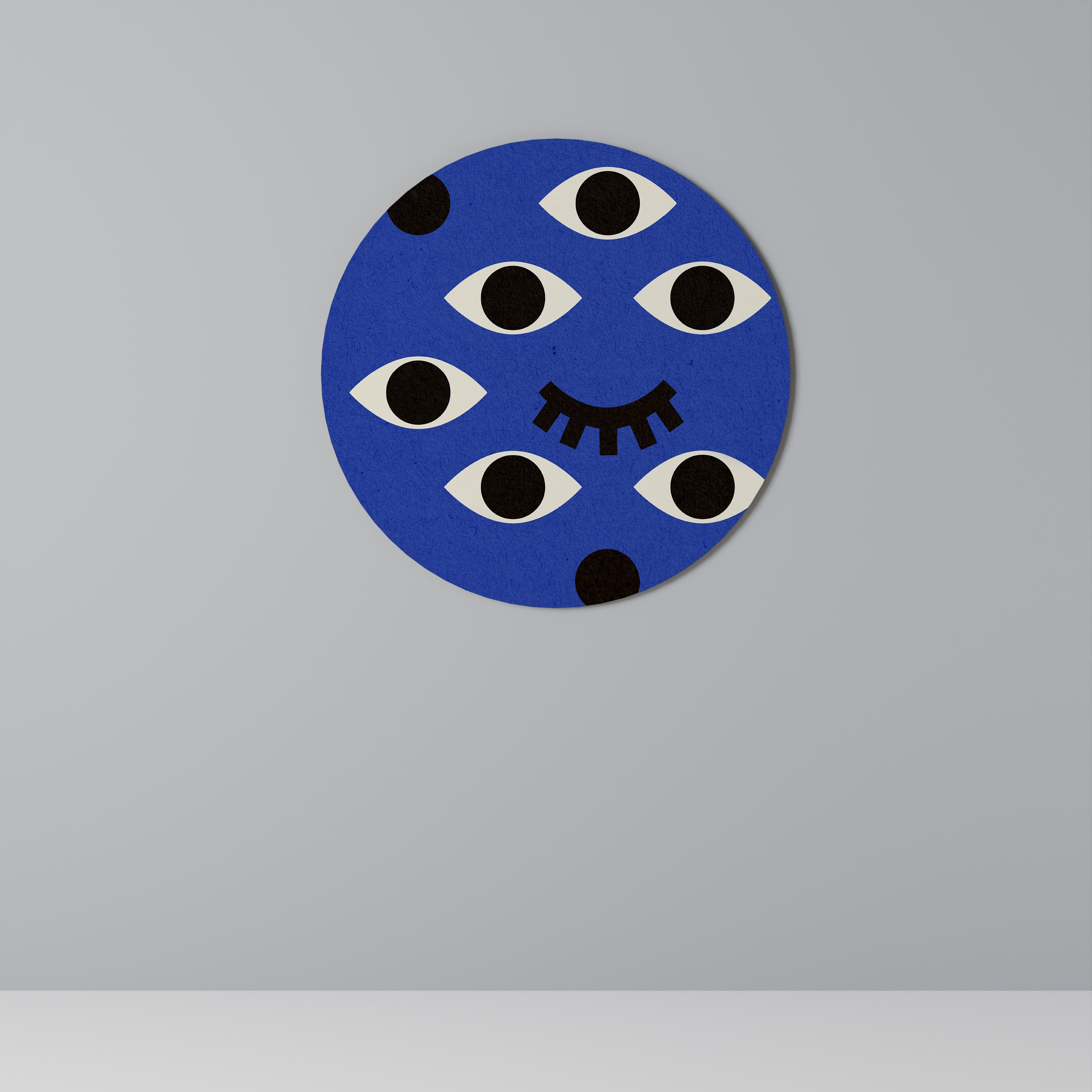 UNDER CONTROL Round Wall Art