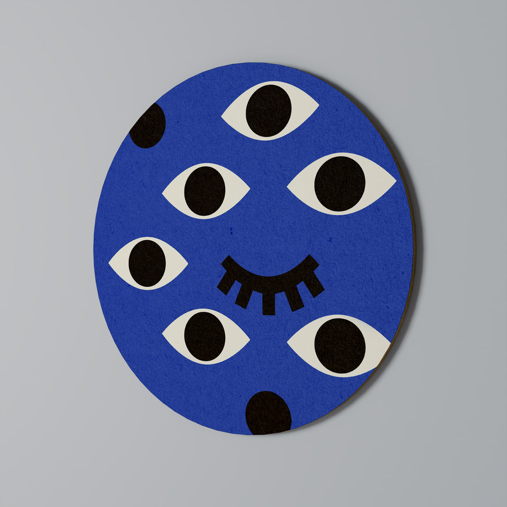 UNDER CONTROL Round Wall Art