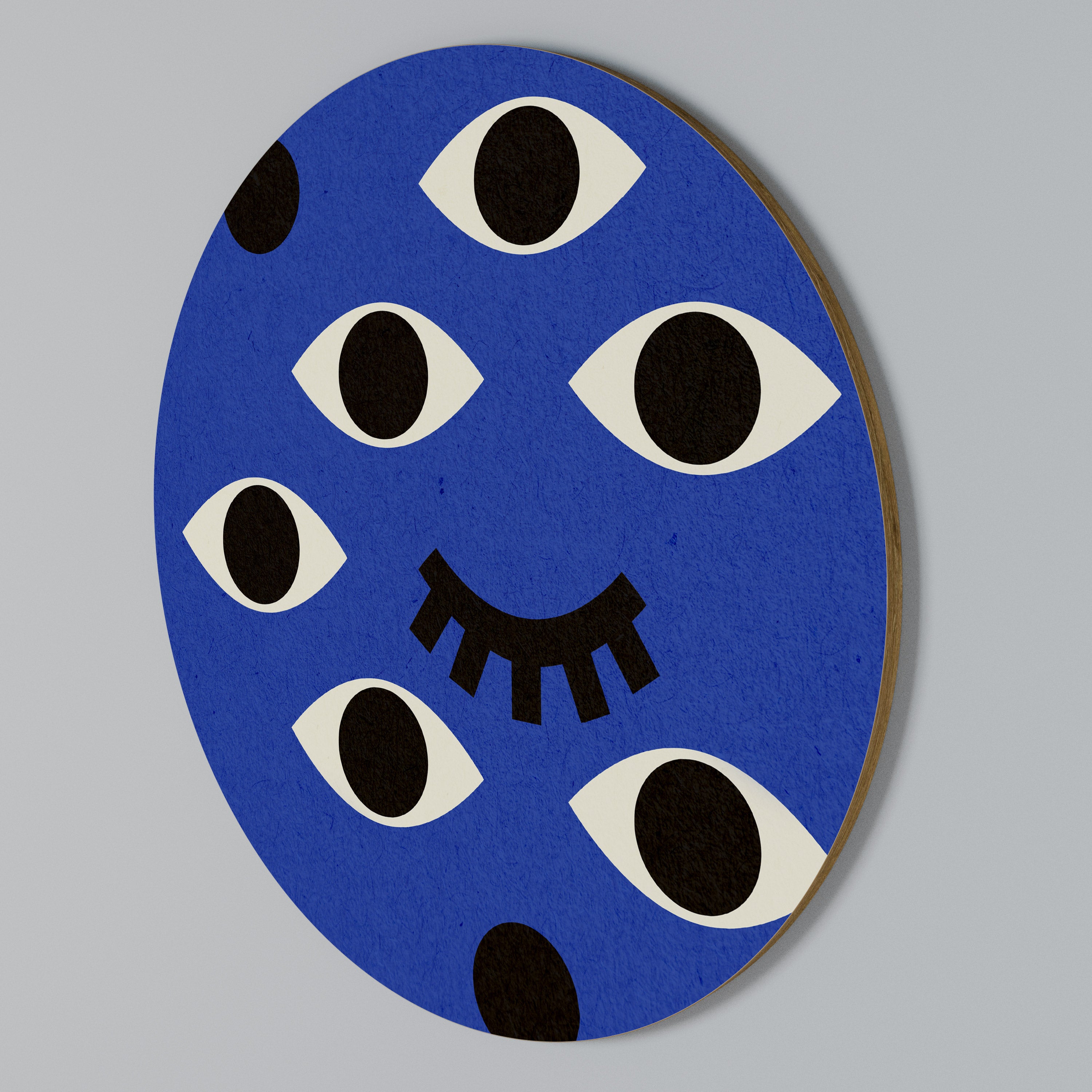 UNDER CONTROL Round Wall Art