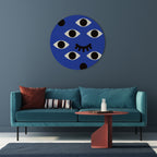 UNDER CONTROL Decoración de Pared Redonda