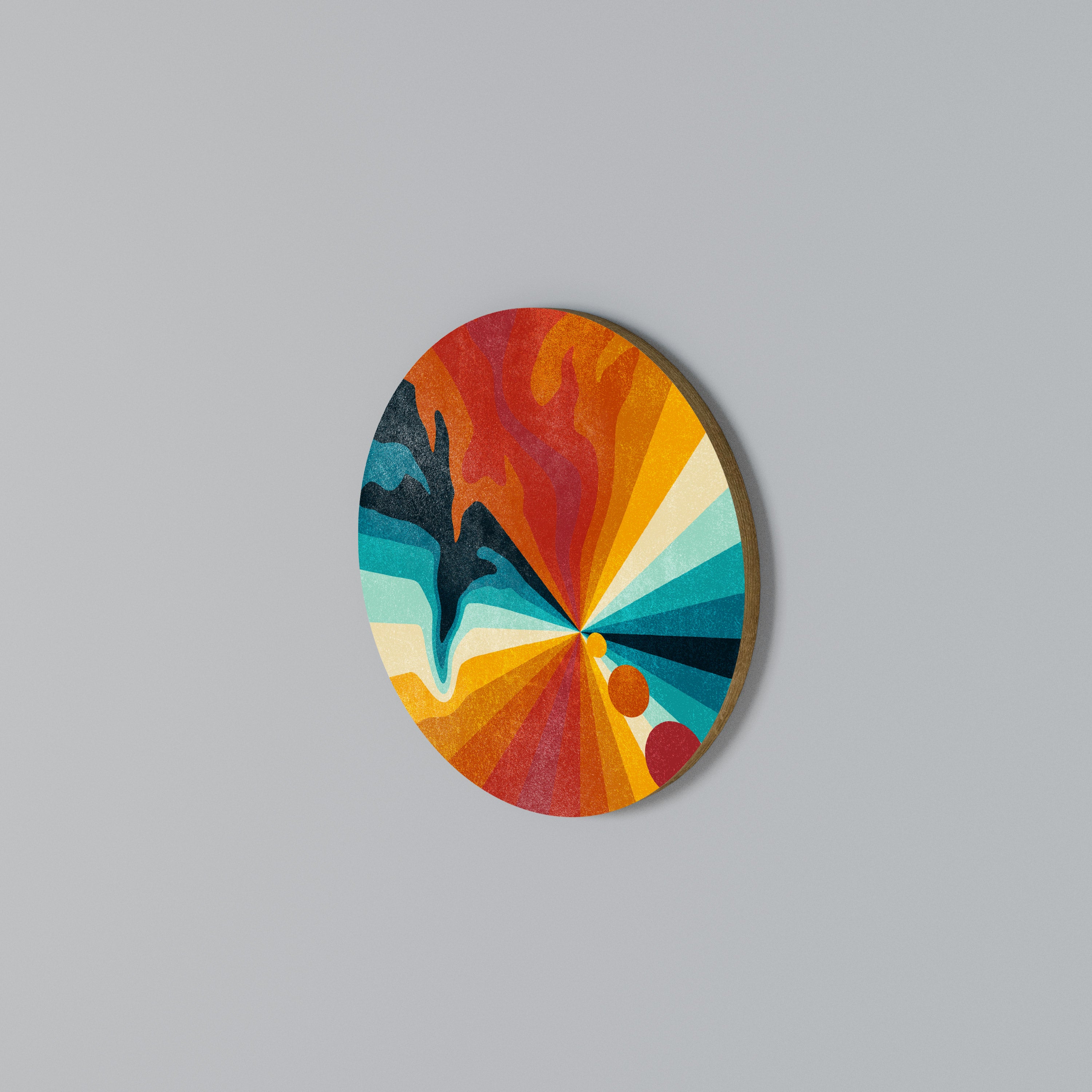 PERFECT IMPERFECTION Round Wall Art