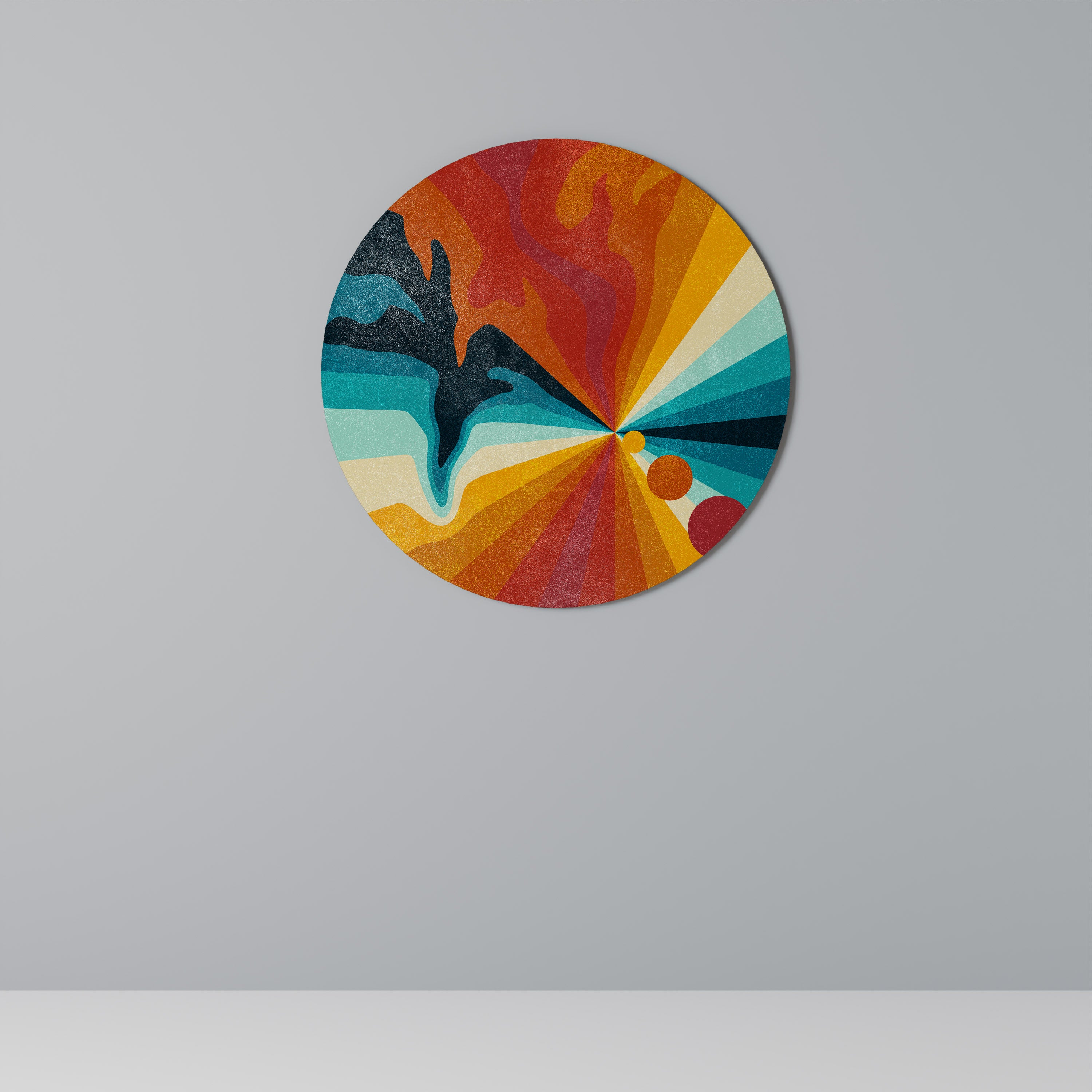 PERFECT IMPERFECTION Round Wall Art