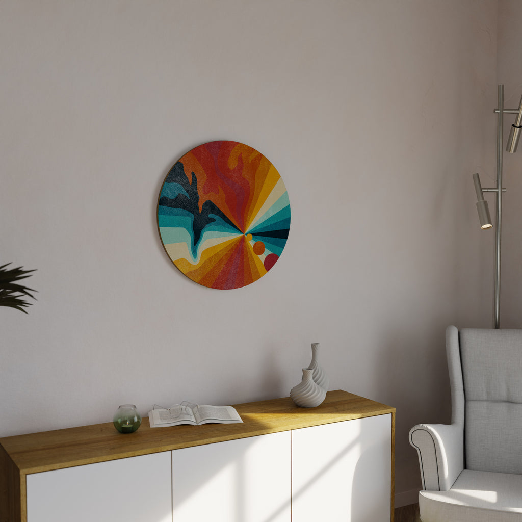 PERFECT IMPERFECTION Round Wall Art