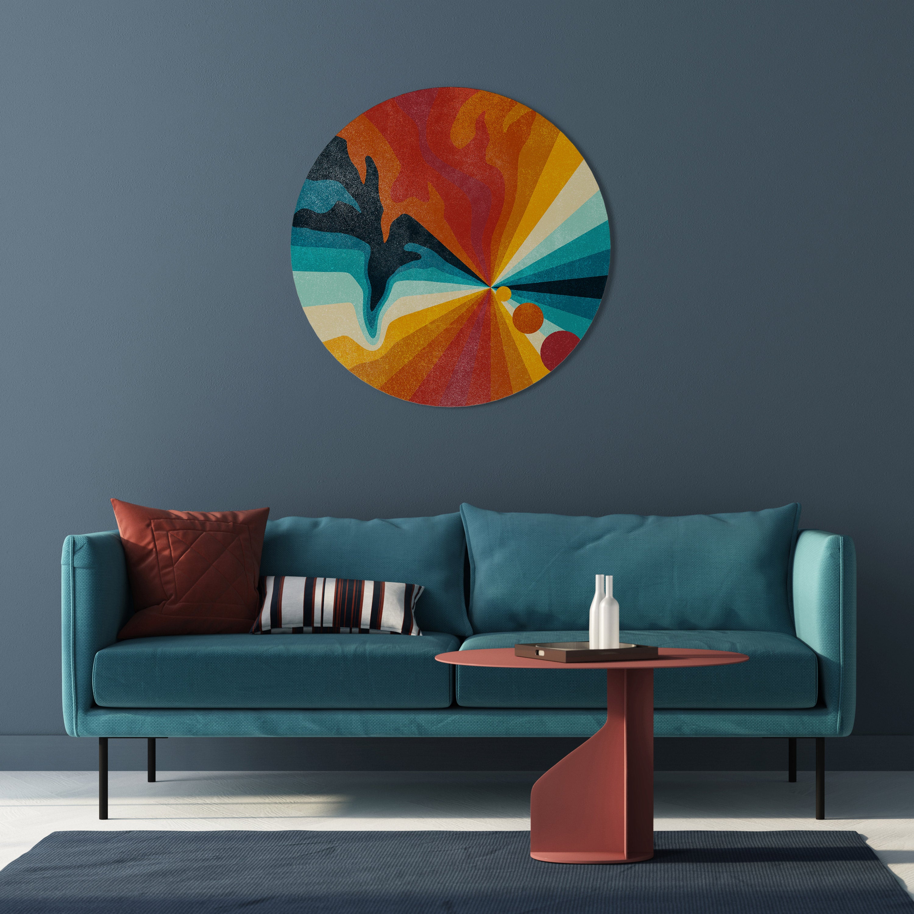 PERFECT IMPERFECTION Round Wall Art