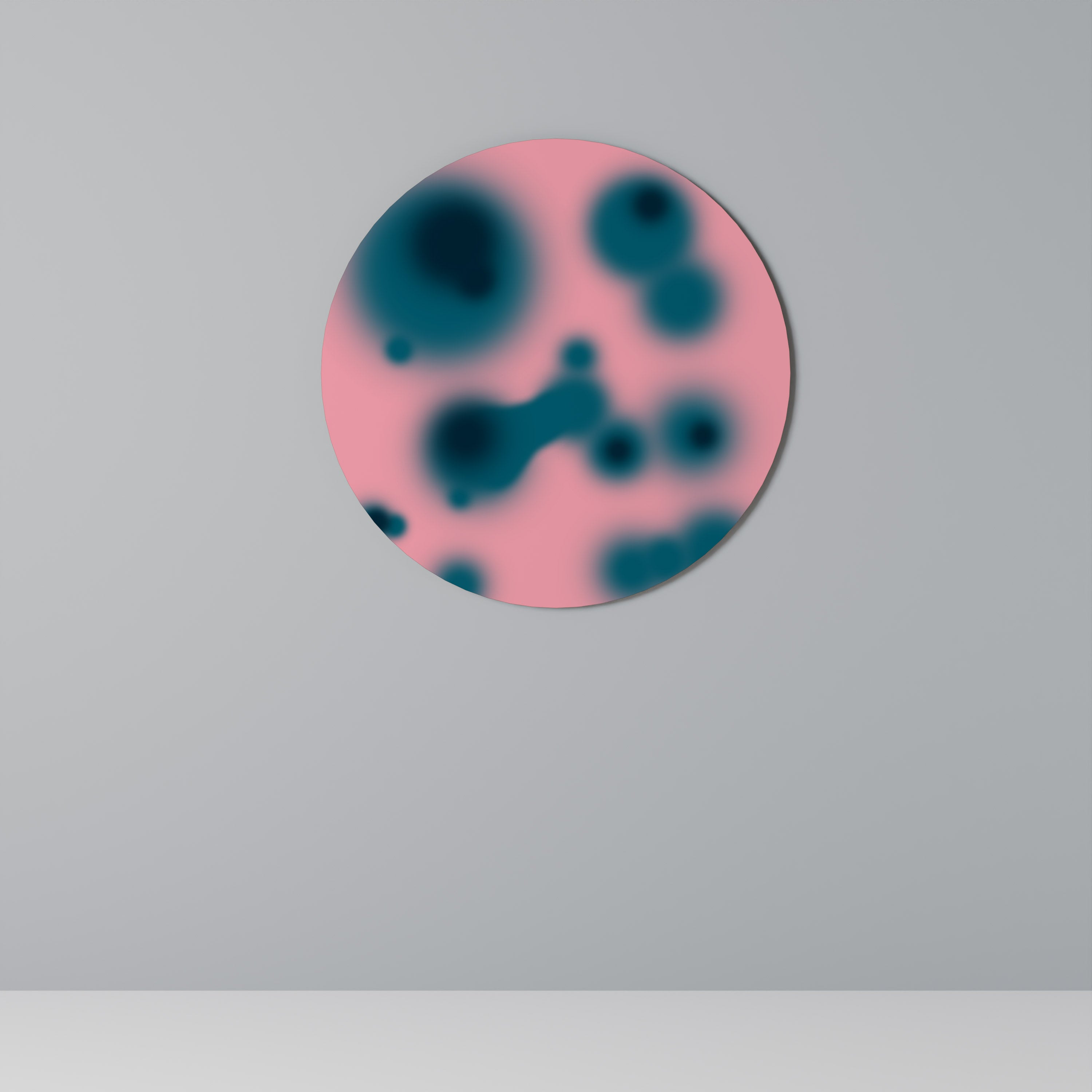 TOUCH OF MYSTERY Round Wall Art