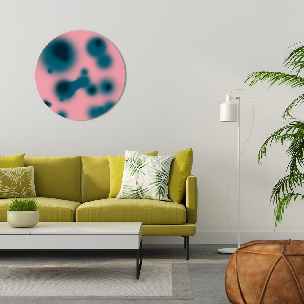 TOUCH OF MYSTERY Round Wall Art