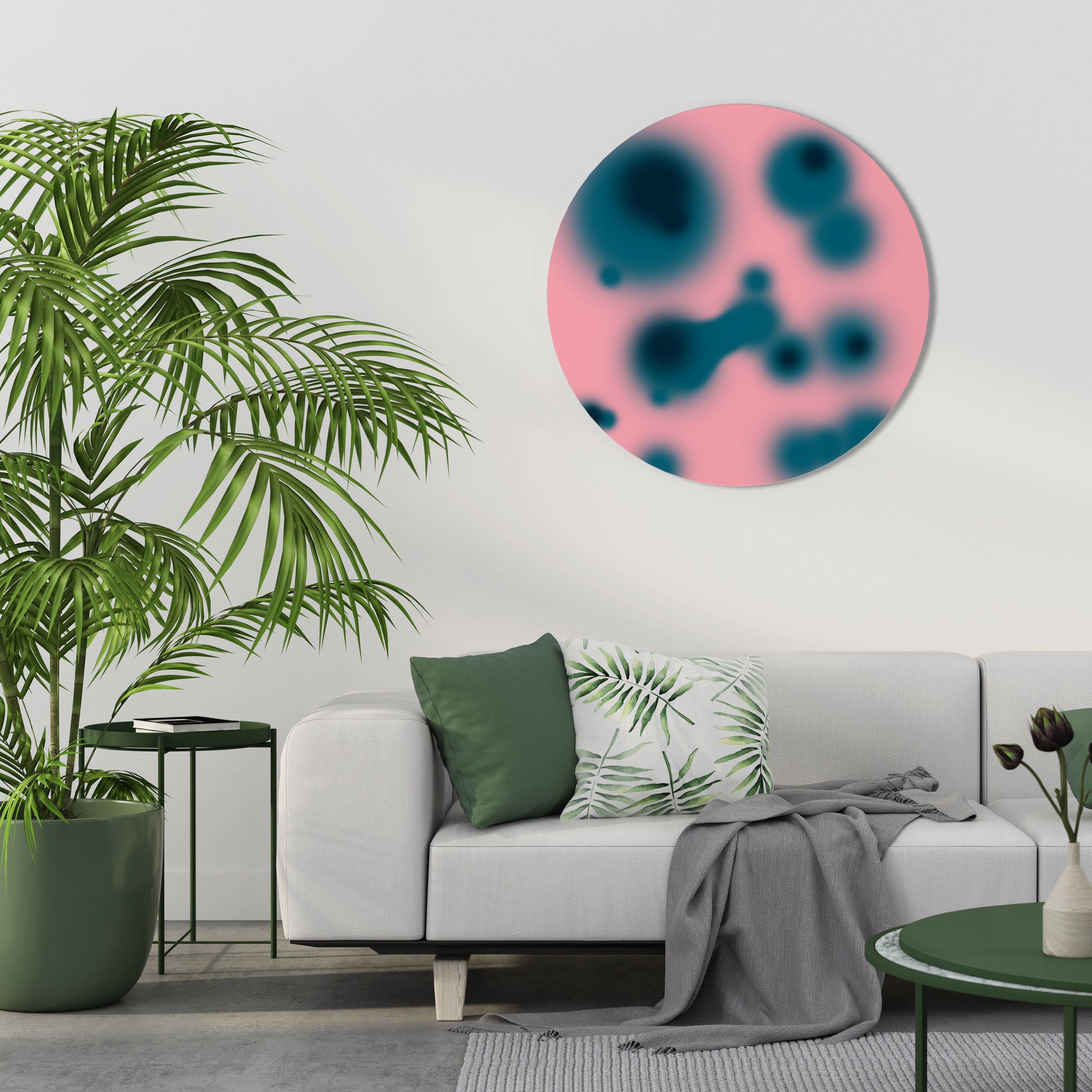 TOUCH OF MYSTERY Round Wall Art