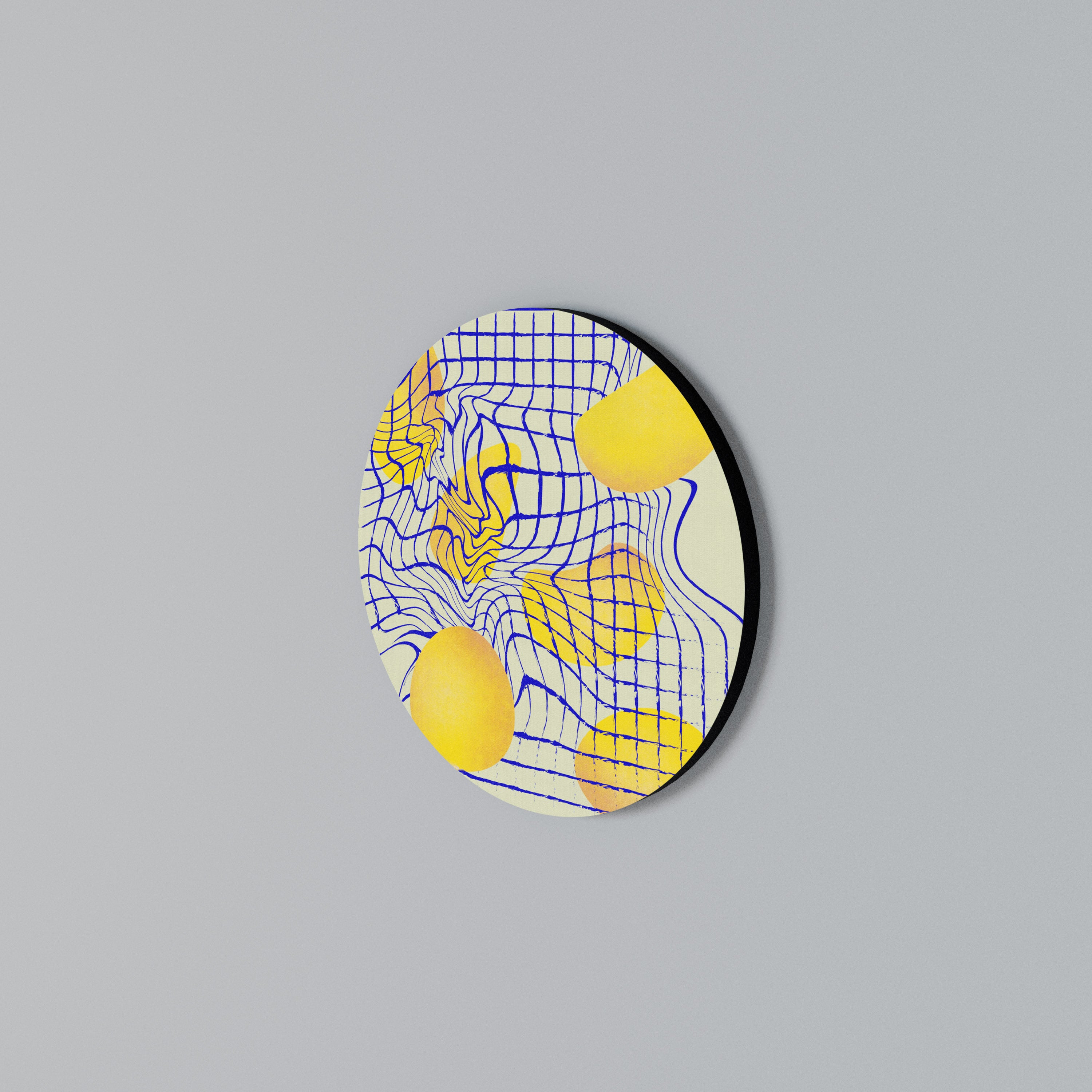 CURVED SPACE Round Wall Art