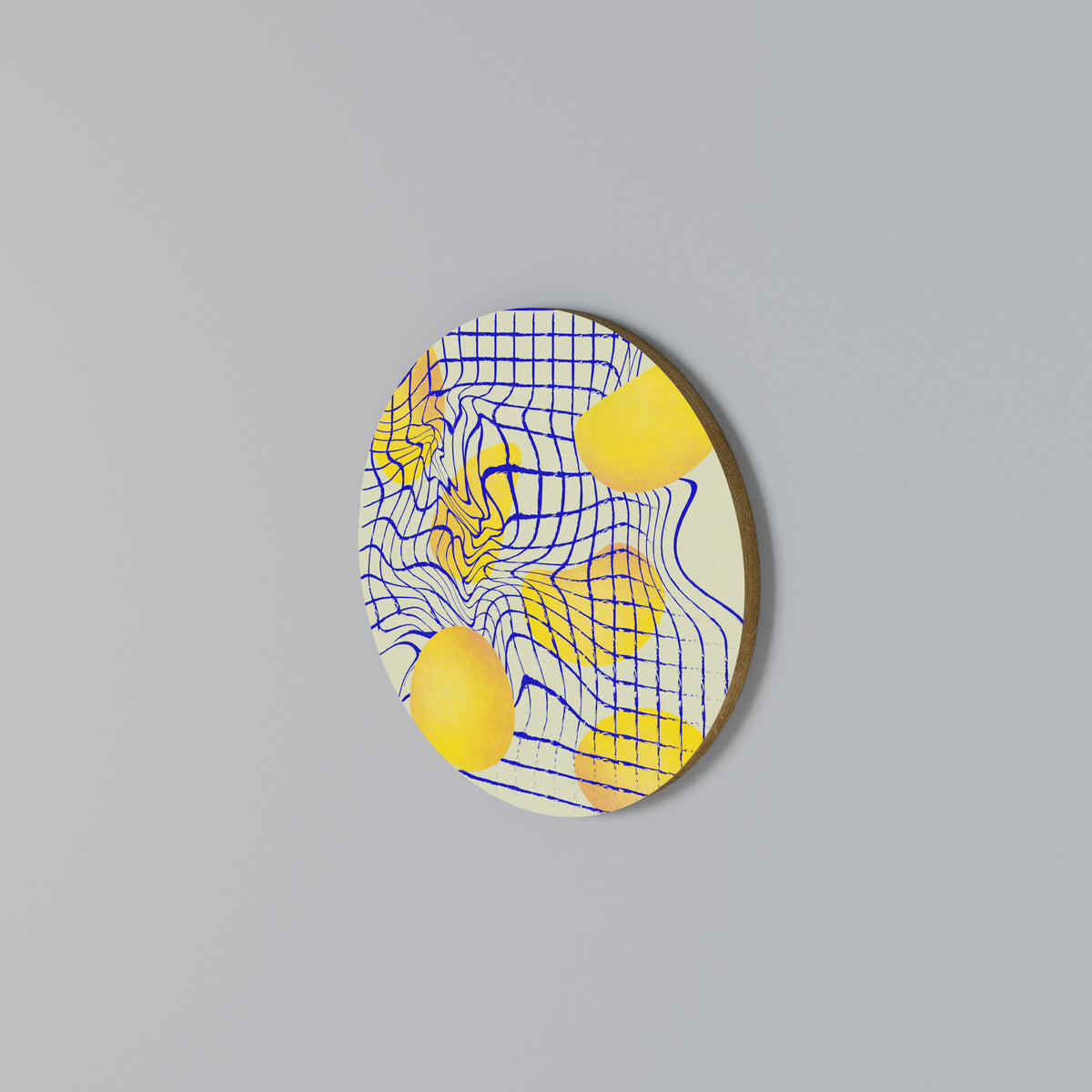 CURVED SPACE Arte de pared redondo