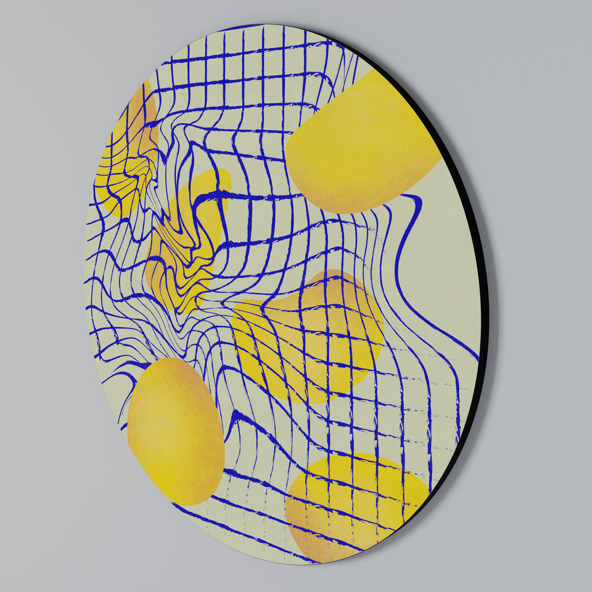 CURVED SPACE Arte de pared redondo