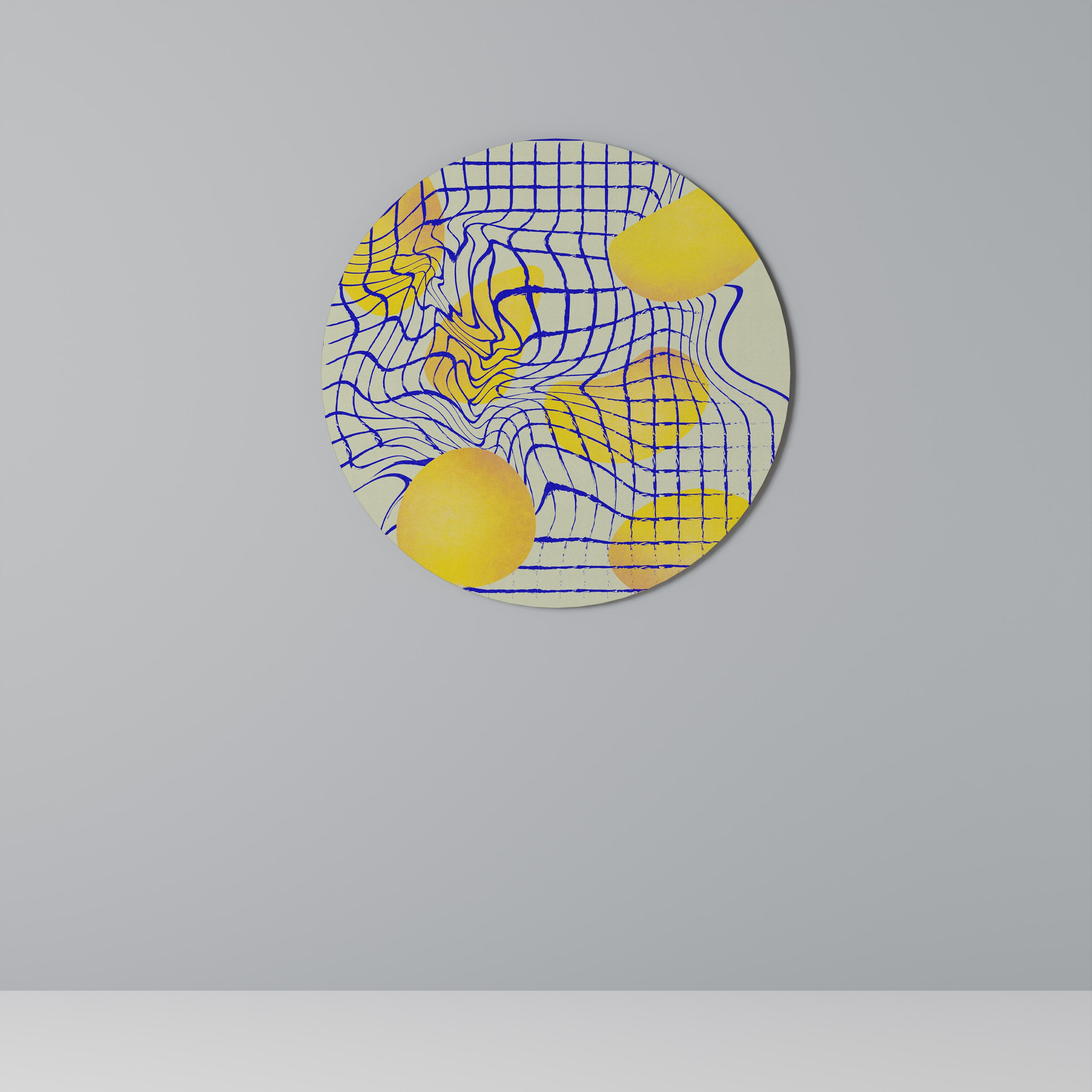 CURVED SPACE Round Wall Art